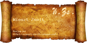 Wieszt Zsolt névjegykártya